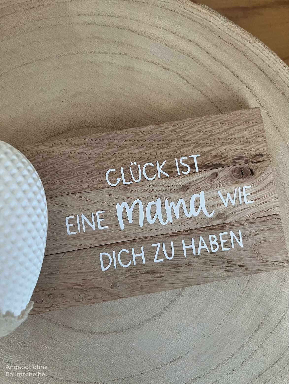 Rautenherz mittel mit Klötzchenleiste und Band